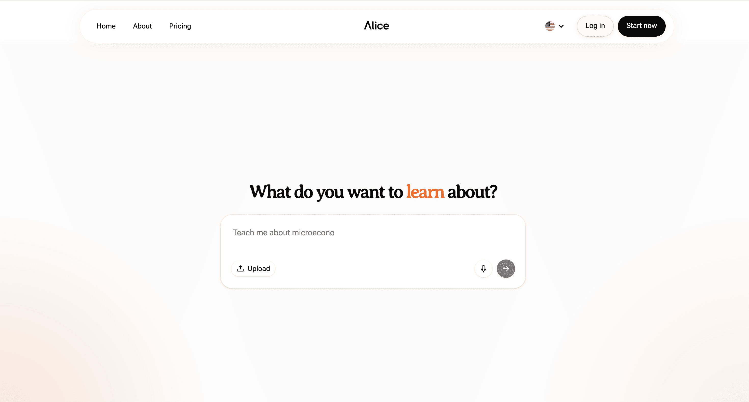 Alice platform screenshot